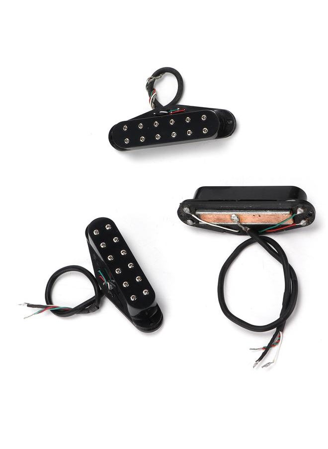 Thoraya - Electric Guitar Pickup Set 12 Spots for Neck Middle Bridge Replacement Accessories Black - Image 1
