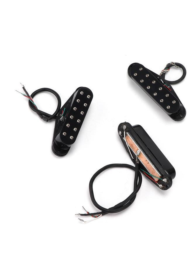 Thoraya - Electric Guitar Pickup Set 12 Spots for Neck Middle Bridge Replacement Accessories Black - Image 1