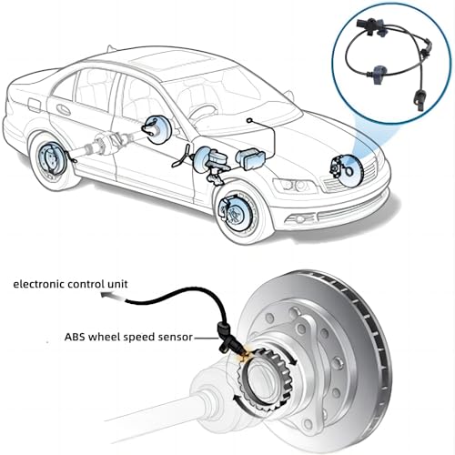 PANNUOSCS ABS Wheel Speed Sensor Front Left/Right Fit for 2006-2011 Honda Civic Replace#57450-SNA-003 57455-SNA-003（2PCS） - Image 4