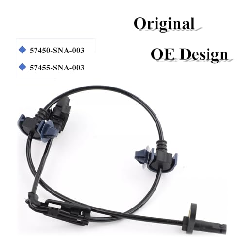PANNUOSCS ABS Wheel Speed Sensor Front Left/Right Fit for 2006-2011 Honda Civic Replace#57450-SNA-003 57455-SNA-003（2PCS） - Image 3