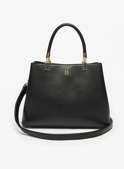 Flora Bella By Shoexpress Women Solid Tote Bag with Handles and Detachable Strap