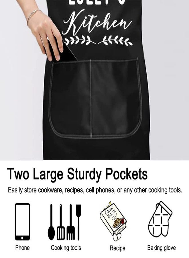 PXTIDY Welcome to Lolly’s Kitchen Lolly Grandma Gift Lolly Grandma Kitchen Apron Lolli Gift Lolly Cooking Gifts (LOLLY'S kitchen) - Image 5