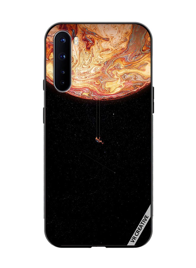 VR CREATIVE Protective Case Cover For OnePlus Nord Black Galaxy Design Multicolour - Image 1