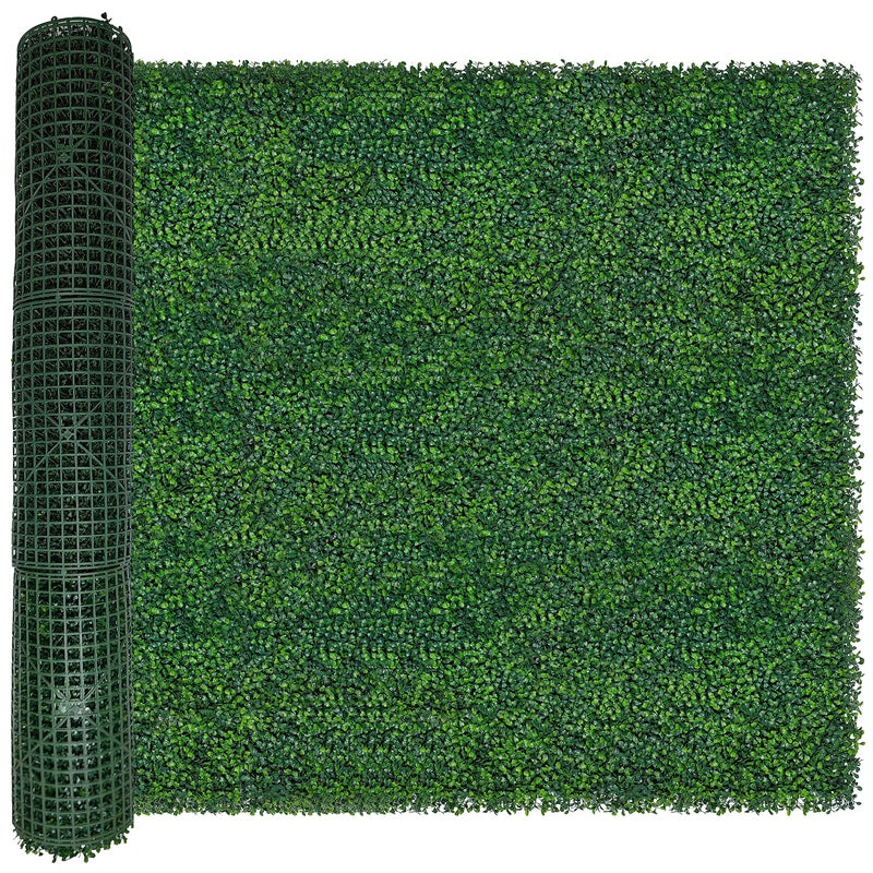 ODTORY Artificial Ivy Privacy Fence Wall Screen: 4FT X 12FT (48 sqft) UV-Anti Faux Boxwood Roll Panels Greenery Backdrop Ivy Vine Leaf Hedges for Indoor Outdoor Green Decor - Image 1