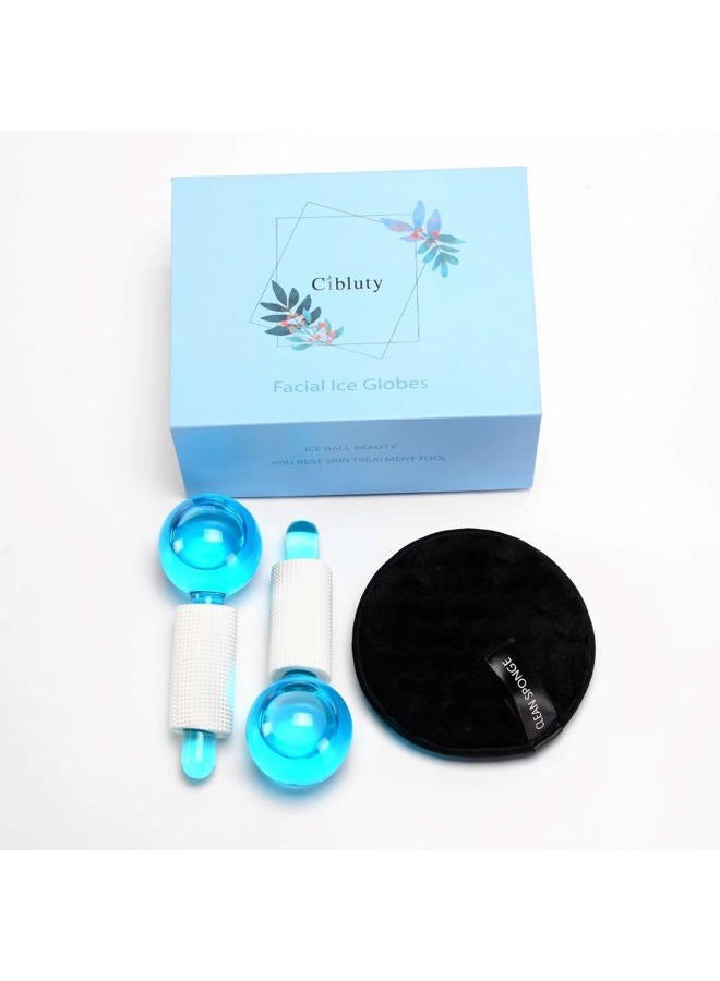 CIBLUTY ICE Globes for Facial, 2 PCS Facial Globes for Massage Tool, Facial Roller Cold Skin Massagers, Tighten Skin, Reduce Puffiness and Dark Circles, Enhance Circulation - Image 3