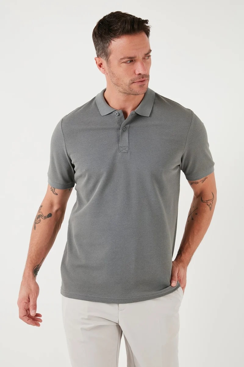 Buratti Regular Fit Cotton Buttoned Polo T Shirt Men's Polo 5902326