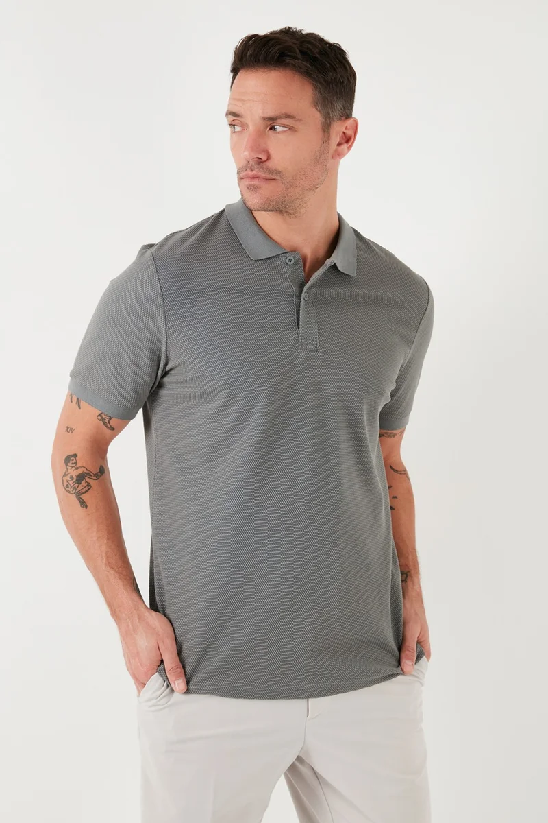 Buratti Regular Fit Cotton Buttoned Polo T Shirt Men's Polo 5902326