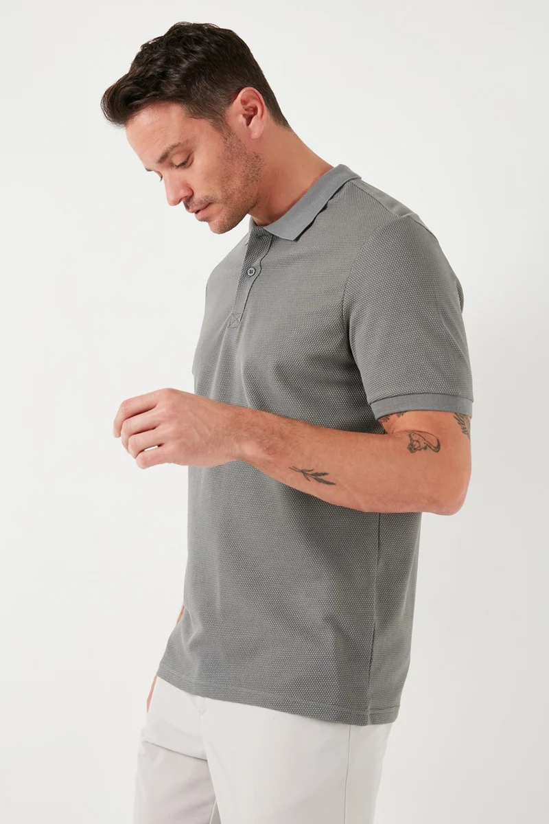 Buratti Regular Fit Cotton Buttoned Polo T Shirt Men's Polo 5902326