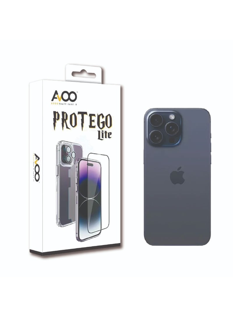 Avoo Complete Protection Package 6-in-1 ProTego Lite iPhone 15 PRO - Image 1