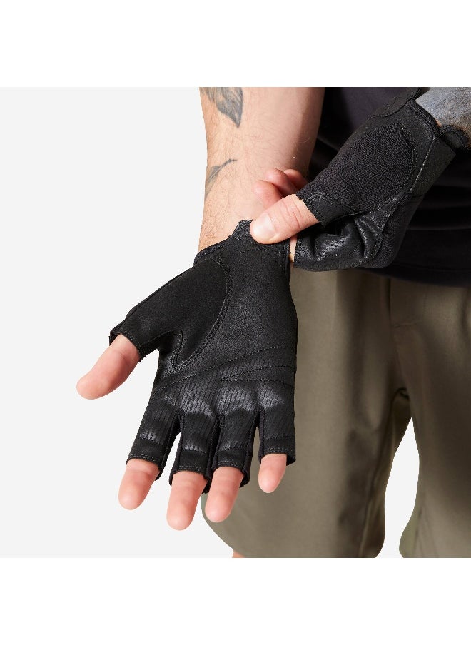 CORENGTH CORENGTH BY DECATHLON,Durable Weight Training Gloves - Smoked Black  - Image 3
