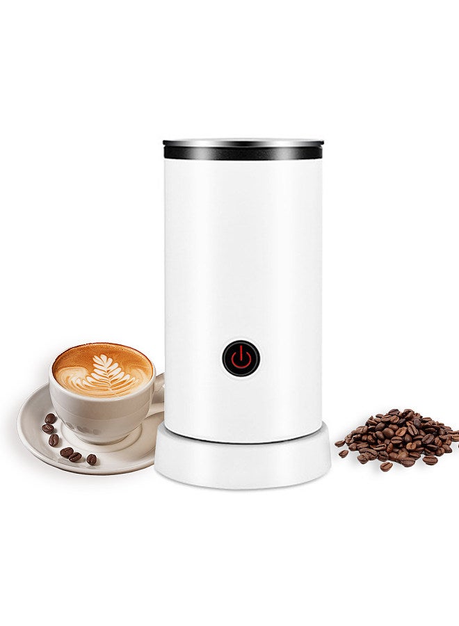 Electric Milk Frother 4-in-1 600W 240ml/8.12oz Hot and Cold Milk Foamer Silent Operation Anti Slip Stainless Steel Milk Steamer for Latte Cappuccinos Macchiato Hot Chocolate Milk  - Image 1