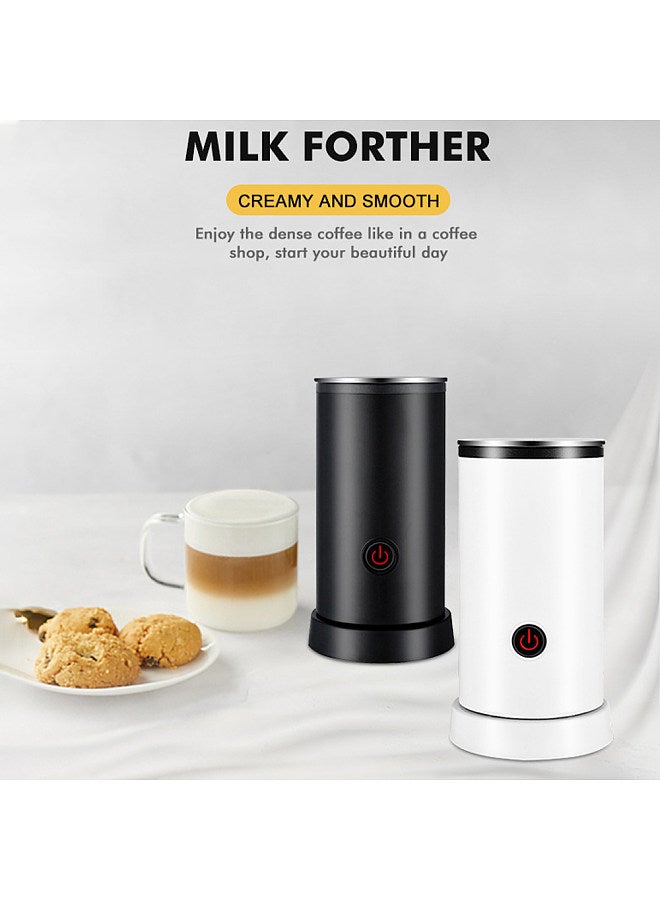 Electric Milk Frother 4-in-1 600W 240ml/8.12oz Hot and Cold Milk Foamer Silent Operation Anti Slip Stainless Steel Milk Steamer for Latte Cappuccinos Macchiato Hot Chocolate Milk  - Image 4