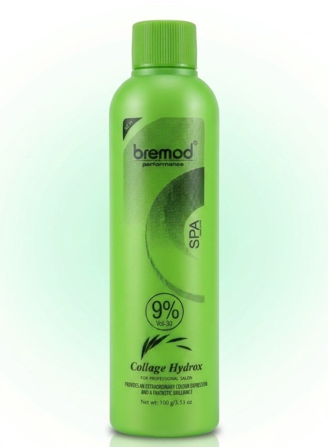 بريمود بيرفورمانس سبا كريم اكسدة للشعر كولاج هيدروكس 9 بالمئة 100 جرام مطور لون الشعر كريم احترافي لصبغ وتفتيح الشعر وعلاج الشعر في الصالون