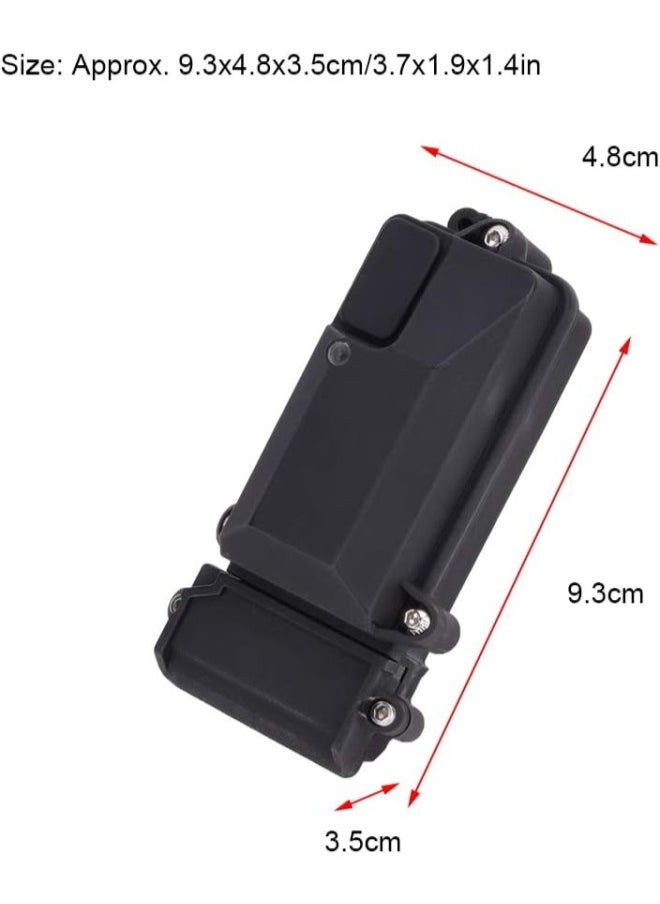 silvercnc - RC Car Receiver Box, Easy to Install Waterproof Sturdy 9.3x4.8x3.5cm RC Waterproof Receiver Box, RC Car for -4 - Image 1