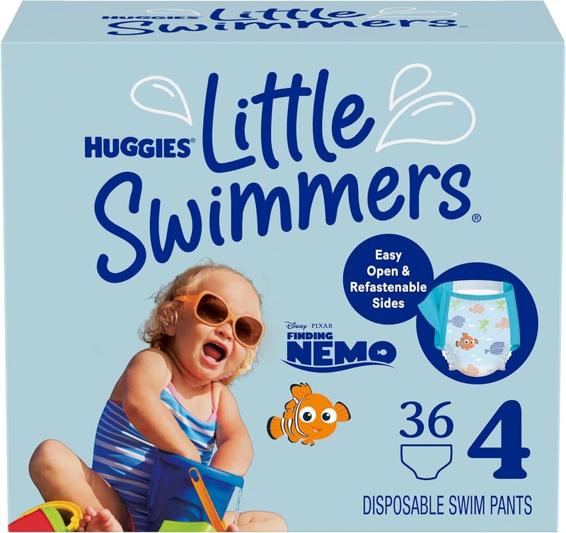 Huggies Little Swimmers Disposable Swim Diapers, Size 4 - Image 1