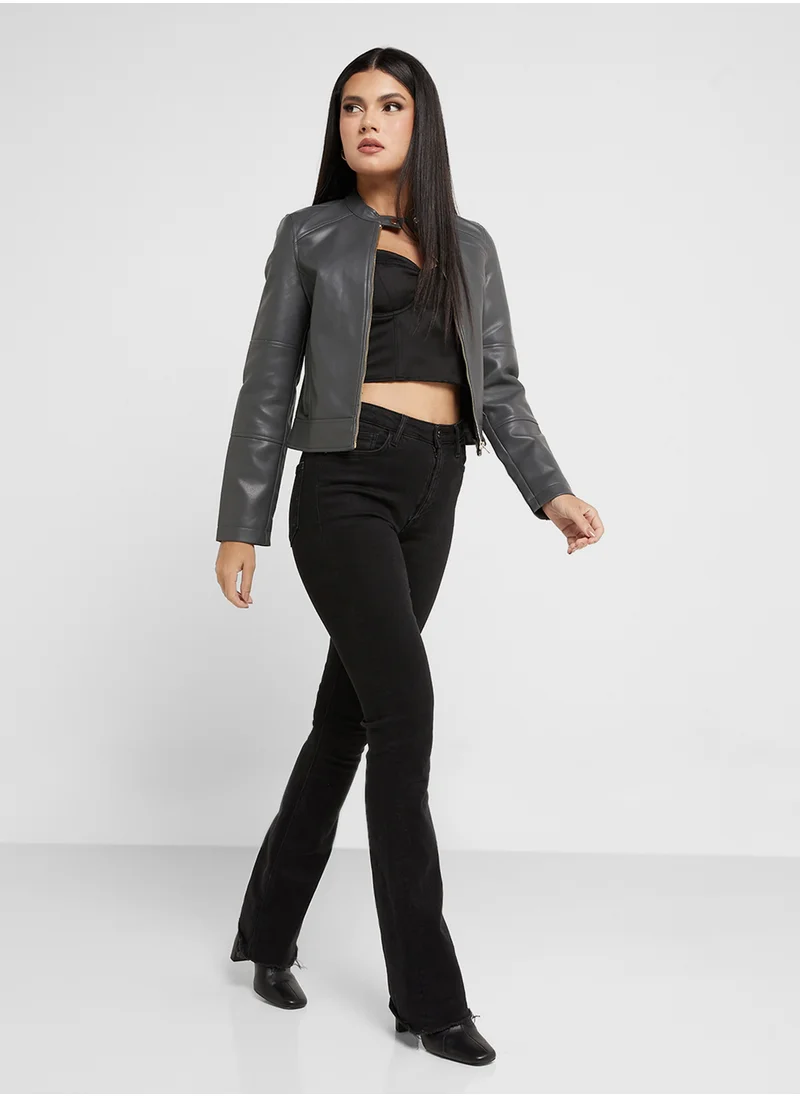 VERO MODA Zip Through Knitted Jackets