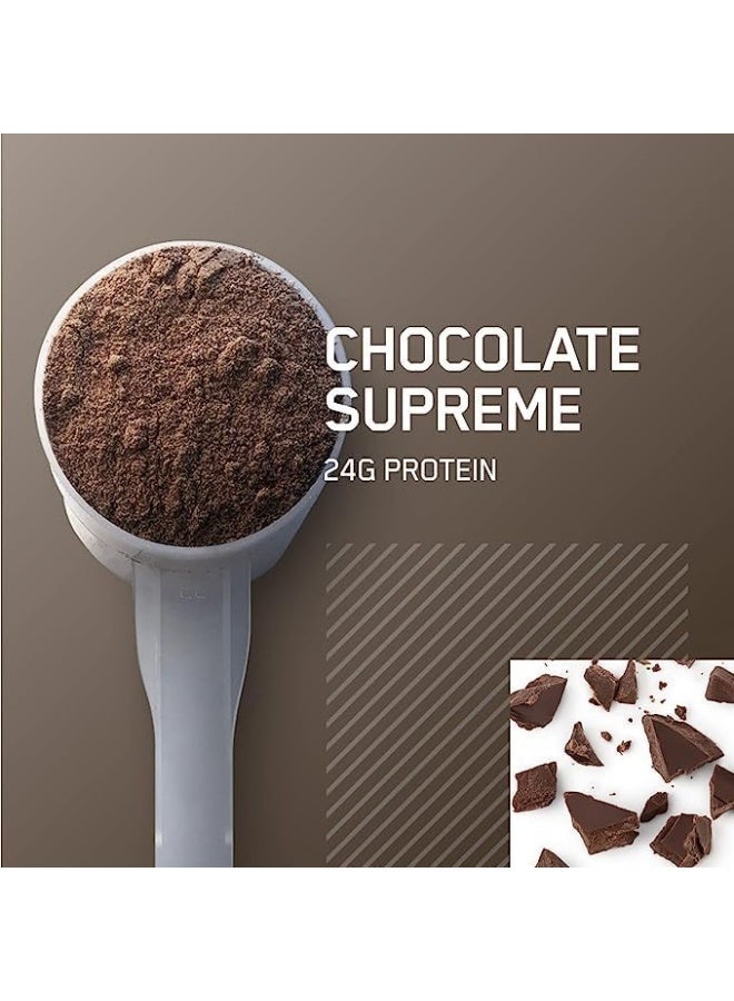Gold Standard 100% Micellar Casein Protein Powder, 24 Grams of Protein, Slow Digesting, Helps Keep You Full, Overnight Muscle Recovery - Chocolate Supreme, 3.97 Lbs, 53 Servings (1.8 KG) - view 3