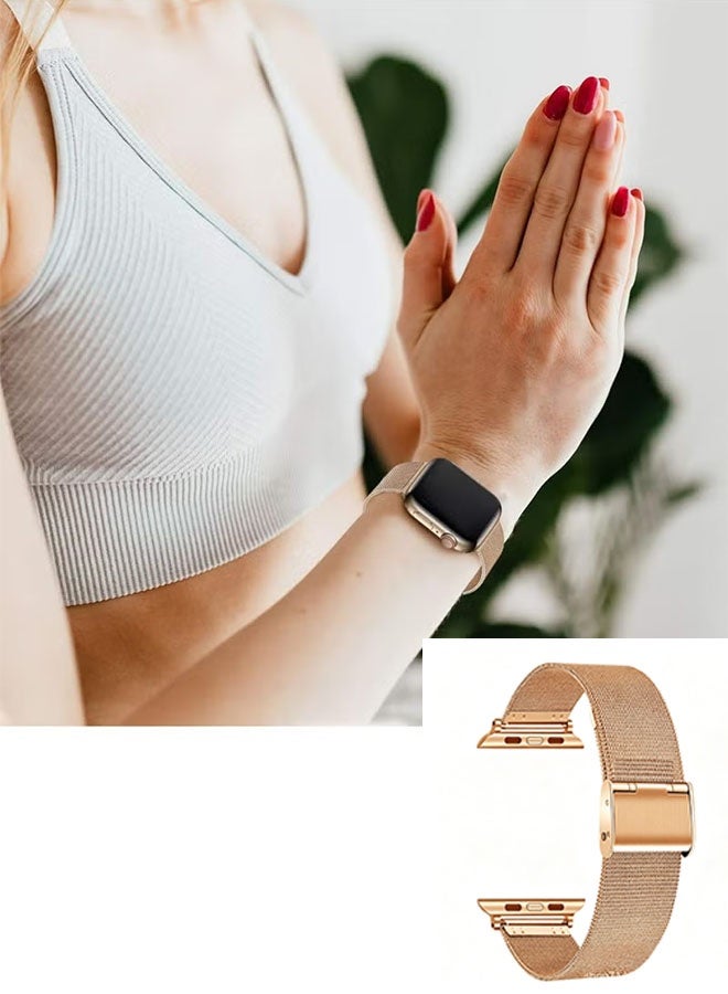 Happy D Compatible Apple Watch Straps 42mm 44mm 45mm 49mm, Stainless Steel iWatch Band with Case for Apple Watch Series 11/10/9/8/7/6/5/4/3/2/1/SE/SE2/Ultra - Image 5