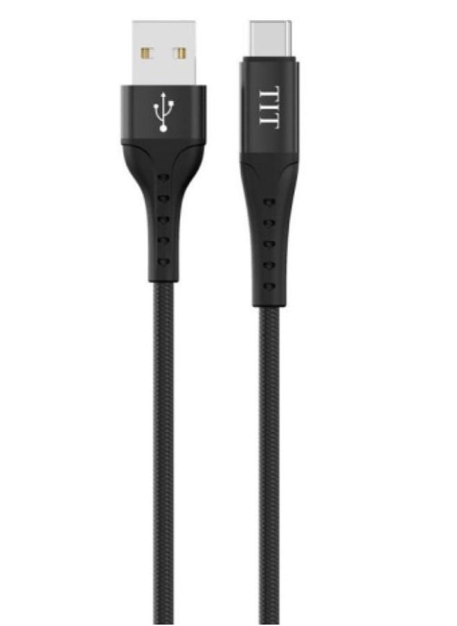 TIT - Type C Phone charging Cable Charger USB to Type C Fast Charger 1.2 Meter - Image 1