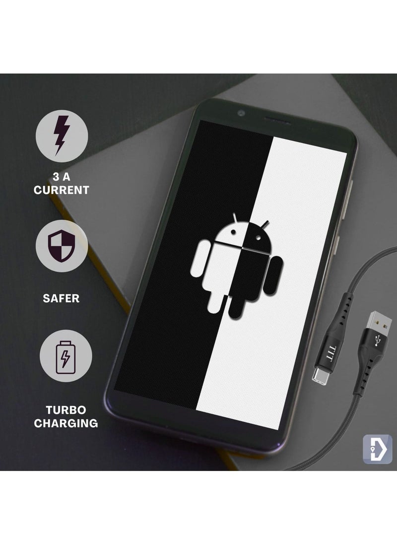 TIT - Type C Phone charging Cable Charger USB to Type C Fast Charger 1.2 Meter - Image 1