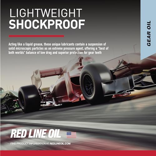 Red Line زيت جير مضاد للصدمات خفيف الوزن من ريد لاين 58404 - 1 كوارت (4 عبوات) - Image 2