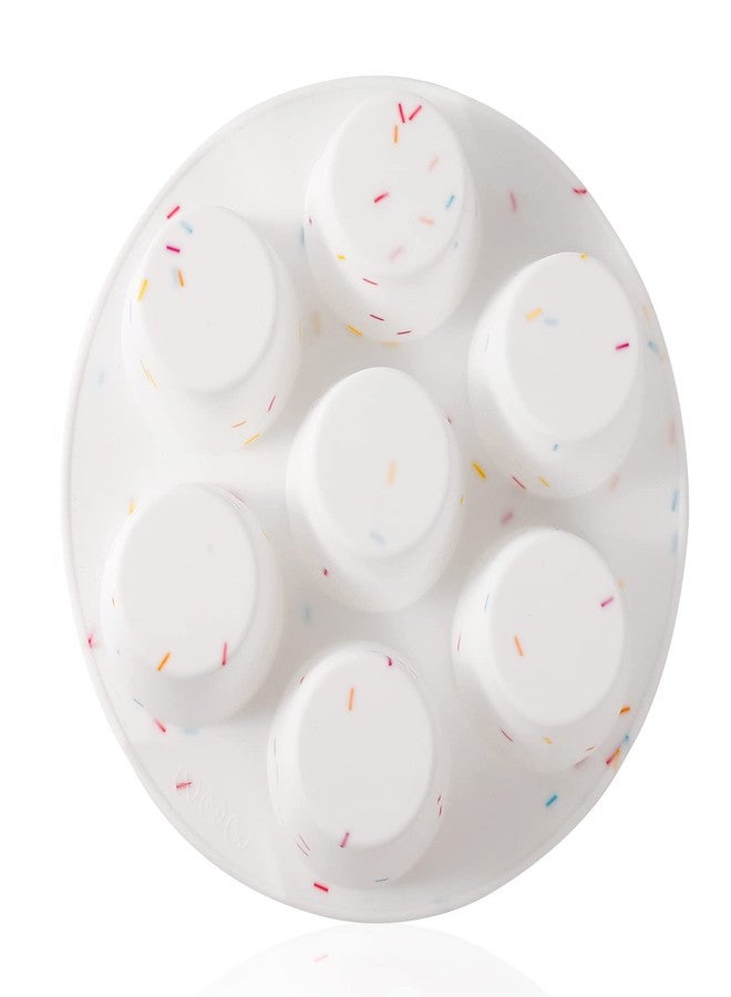 SHEbaking Silicone Egg Bite Molds Air Fryer Muffin Pan for Baking Non-Stick Silicone Egg Molds 7 Cups Air Fryer Cupcake Mold for Mini Muffins, Tart, Mini Cupcake BPA Free - Image 5