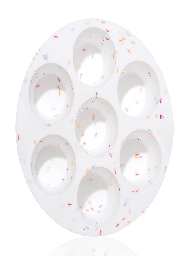 SHEbaking Silicone Egg Bite Molds Air Fryer Muffin Pan for Baking Non-Stick Silicone Egg Molds 7 Cups Air Fryer Cupcake Mold for Mini Muffins, Tart, Mini Cupcake BPA Free - Image 1