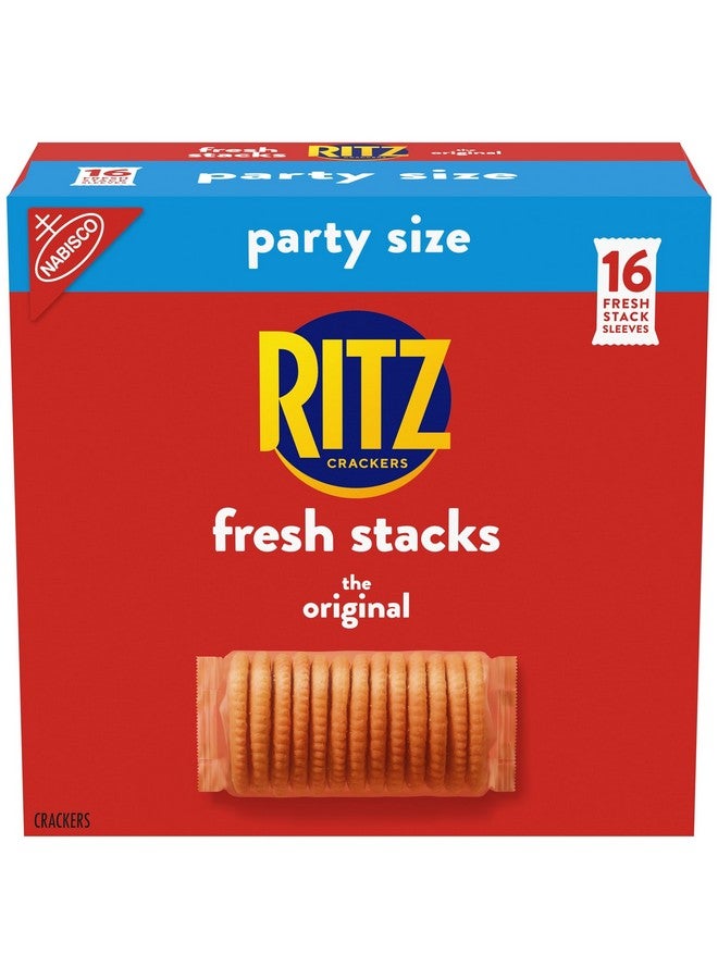RITZ Fresh Stacks Original Crackers, Party Size, Christmas Crackers, Holiday Crackers, 23.7 oz (16 Stacks) - Image 1