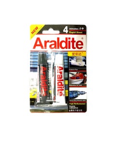 Araldite Araldite Rapid Steel Epoxy Adhesive 4 Minuts 2x15 ml  - Image 1