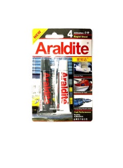 Araldite Araldite Rapid Steel Epoxy Adhesive 4 Minuts 2x15 ml  - Image 2