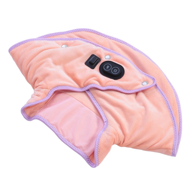 Electric Heating Pad for Neck Shoulder Back 3 Levels Temperature Heat Preservation Heated Massage Shawl Wrap Orange - Image 2
