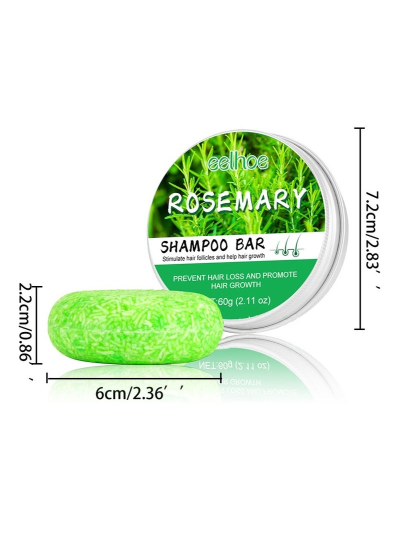 EELHOE - Natural Rosemary Soap, Rosmarin for Hair Growth Soap Nutrifold for Hair Growth，Removing Dandruff, Nourishing Hair, Moisturizing the Scalp, and Improving Frizz - Image 1