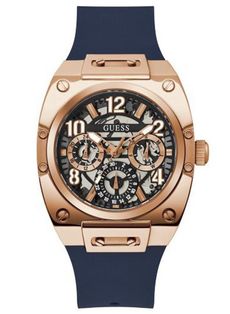 GUESS Prodigy Men's Multifunction Quartz Blue Silicone Watch GW0569G3 - Image 1