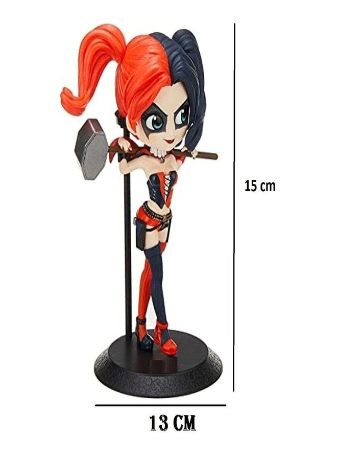 Abelestore ABEL Estore Harley Quinn- 01 Action Figure Special Edition Action Figure for Car Dashboard, Decoration, Cake, Office Desk & Study Table (Pack of 1) (Height-16cm) - Image 2