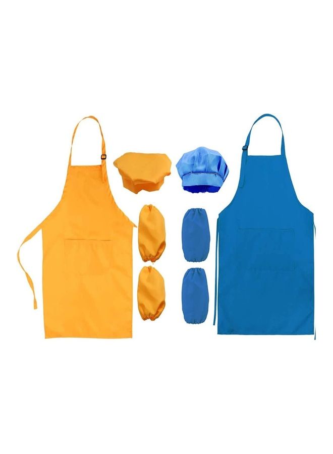 NIBEMINENT 2-Piece Aprons with Hats and Sleeves Sets - Image 1