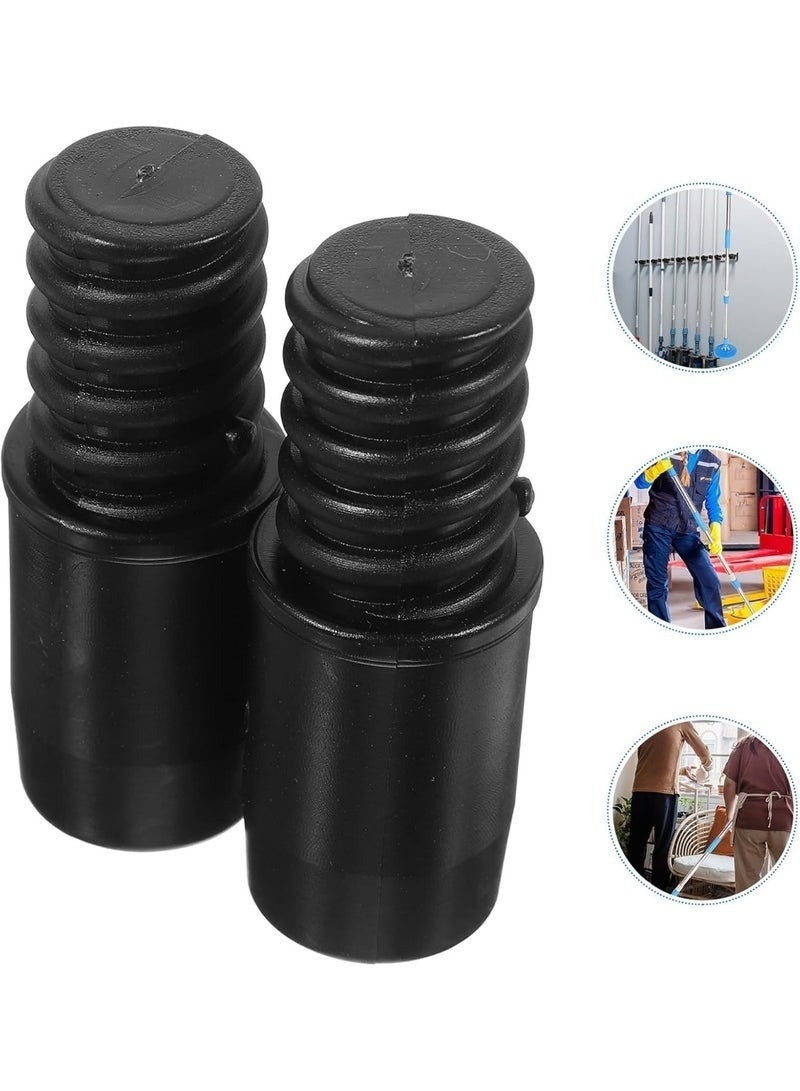 4 قطع من موصلات مقبض المكنسة البلاستيكية المتينة - وصلات عمود بديلة متعددة الألوان لأدوات التنظيف المنزلية، وموسع عصا سهل الاستخدام وموصل إصلاح - Image 3