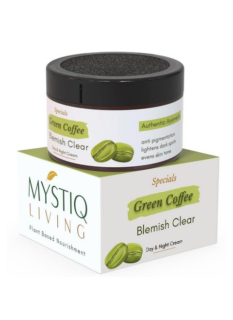 Green Coffee Blemish Clear Cream For Dark Spots On Face | Pigmentation Removal Cream | For Anti Pigmentation With Vitamin C & Niacinamide