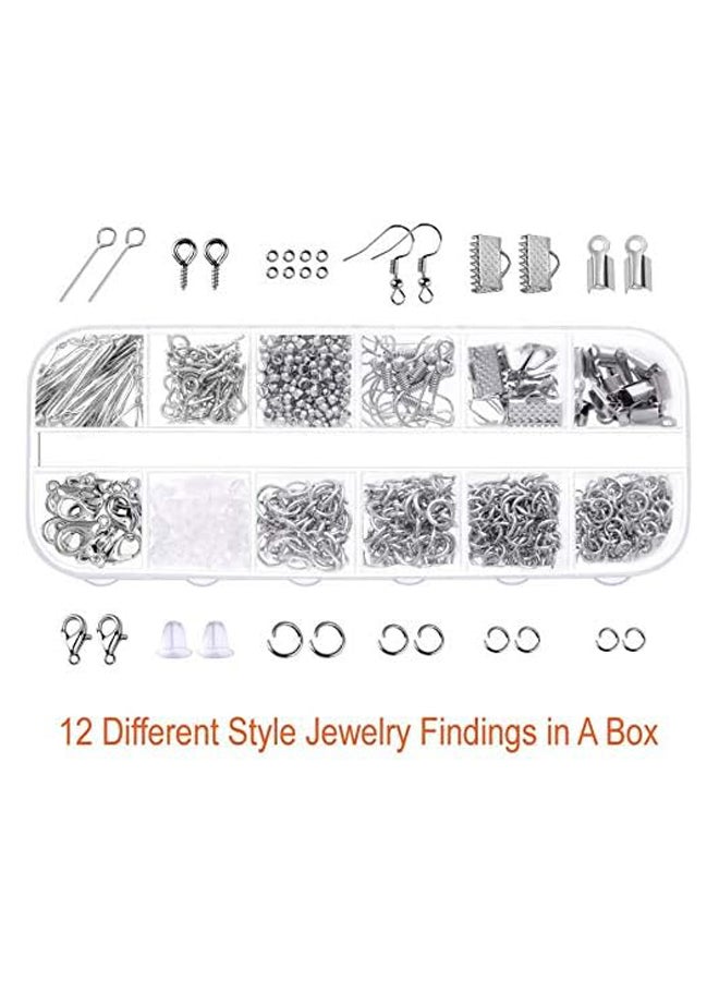 مجموعة لوازم صنع المجوهرات مع أدوات المجوهرات وأسلاك المجوهرات ونتائج المجوهرات لإصلاح المجوهرات والديكور - Image 3