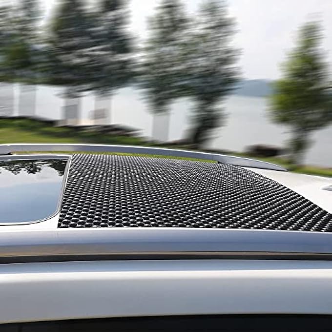 rayihni Roof Cargo Bag Protective Mat for Car Roof Carrier Bags with Extra Padding Car Roof Mat Under Any Rooftop Cargo Bag2pcs - Image 2