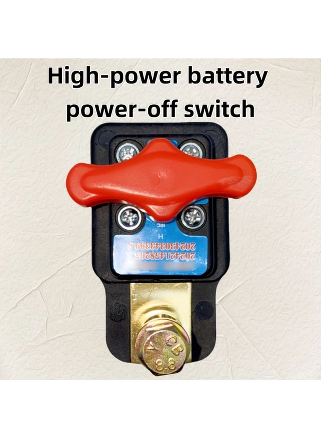 1pc 12V 24V Battery Extension Fittings High Power Cut Off Switch - Image 2