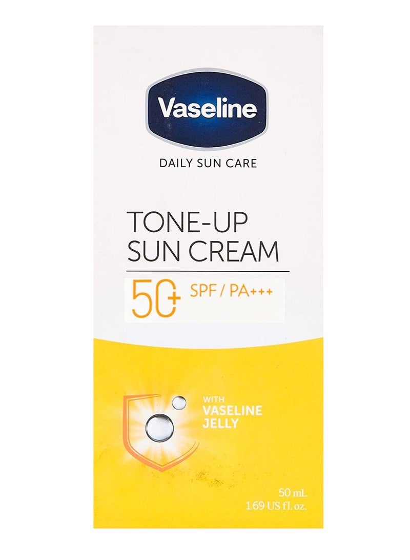 Vaseline Daily Sun Care Tone-Up Sun Cream SPF50, 50ml - Image 1