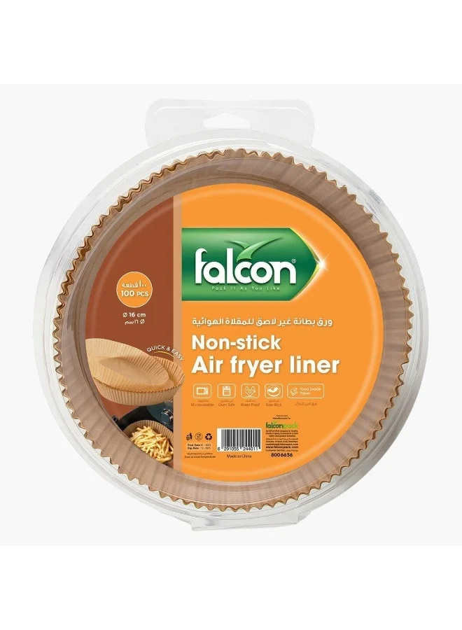 Falcon 100-Piece Round Air Fryer Liner Set - 16 cm