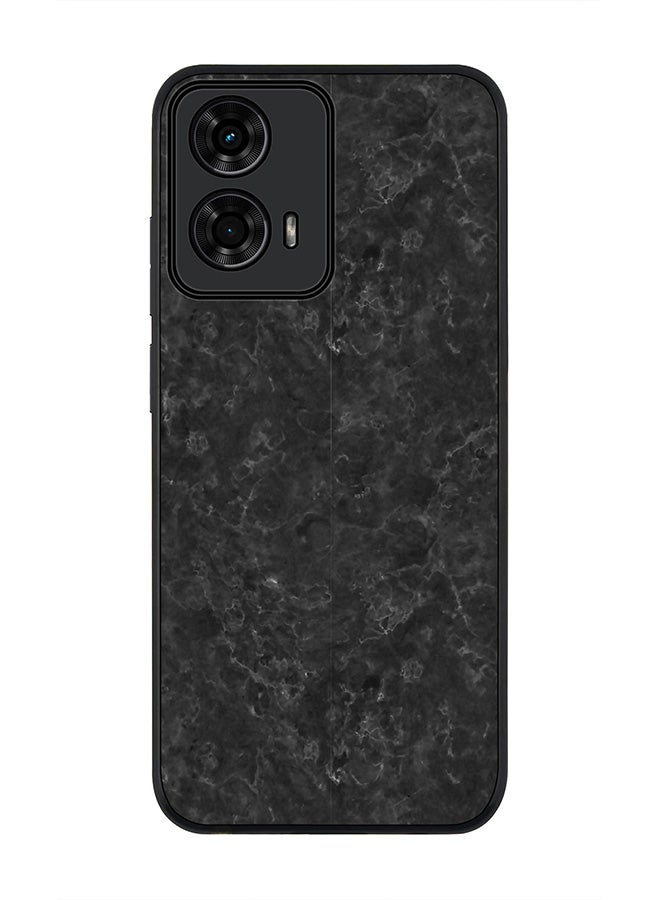 Stylizedd For Motorola Moto G04 / G04s Case,Slim fit Camera Protection, Shockproof Thin Phone cover - Marble Texture Black  - Image 1