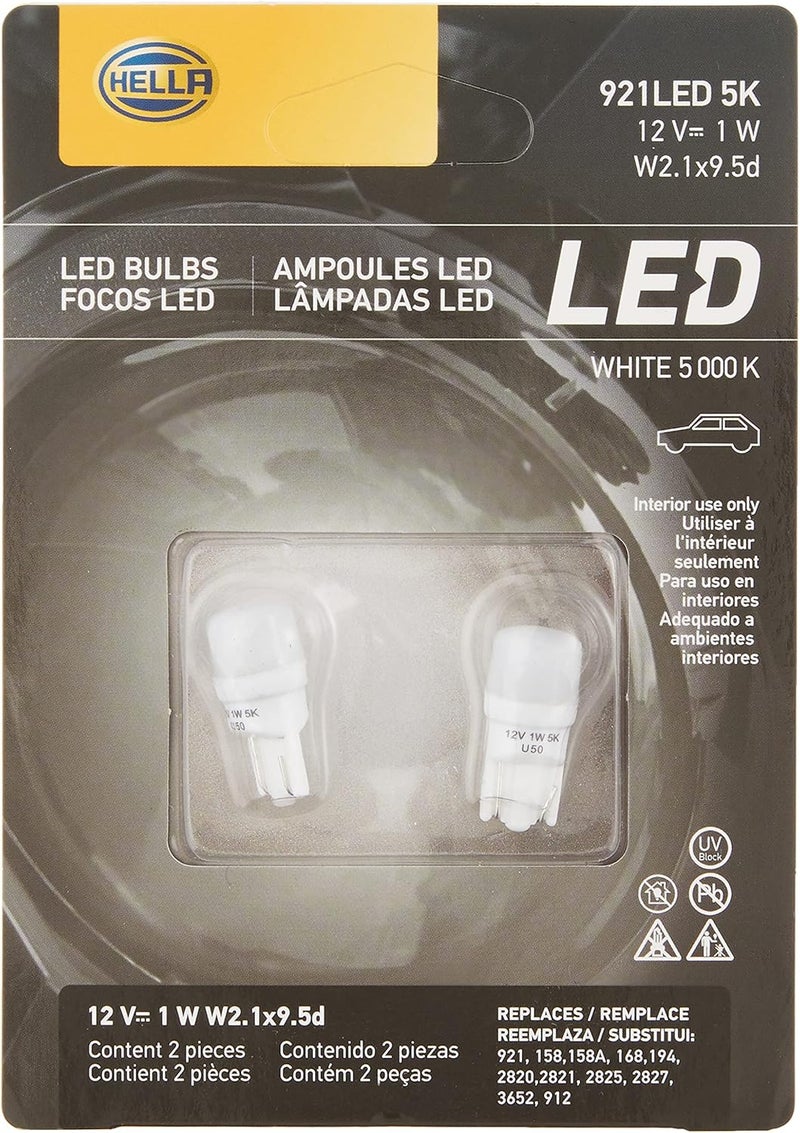 HELLA 921LED 5K LED Performance Bulbs - 2 Pack - Image 1