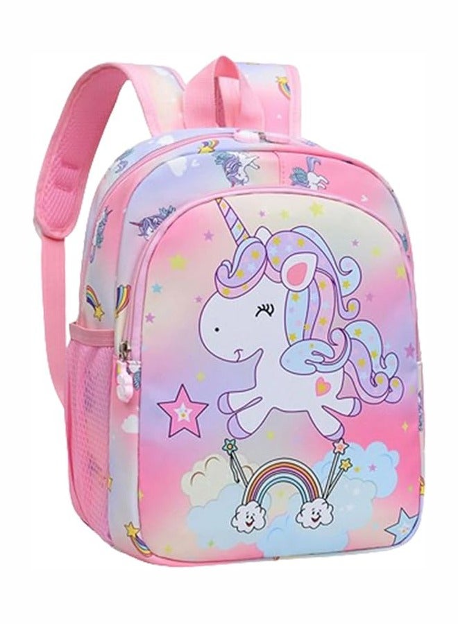 JOGAMS Kids Girls Backpack, Children Backpack Kindergarten School Bag, Lightweight and Portable Book Bags, Elementary Students Book Bag, Durable Cartoon Bag for 3-10 Year Old - Image 1