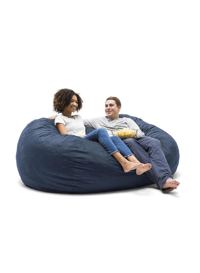 Comfy Family Movie Sack Bean Bag With Soft Filling Blue 135 cm 