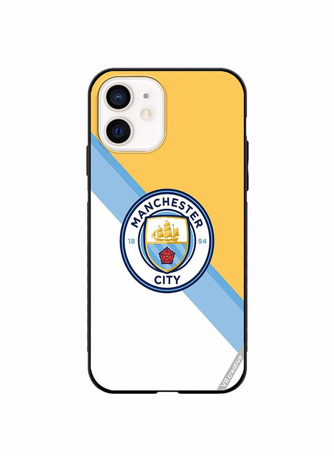 VR CREATIVE Protective Case Cover For Apple iPhone 12 Manchester City Design Multicolour - Image 1