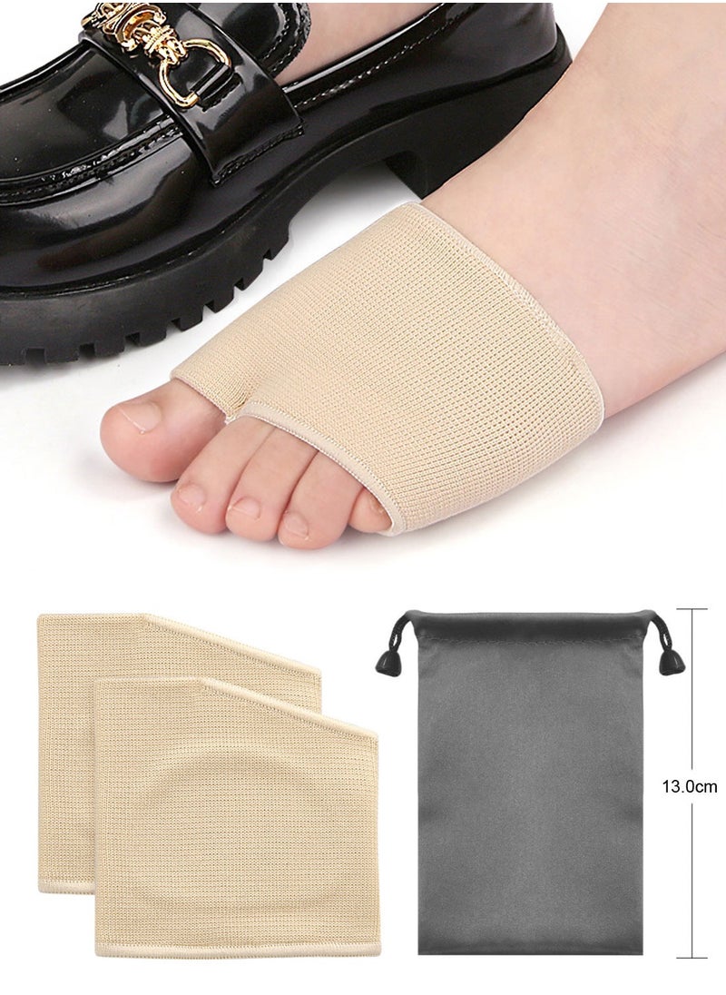 Syarme - Metatarsal Pads for Men and Women, 1 Pairs Foot Cushion Pads, Ball of Foot Cushion, Gel Sleeves Cushions Pad, Fabric Soft Socks, Foot Pain Relief Cushions for Sesamoiditis, Metatarsalgia, Neuroma L - Image 1