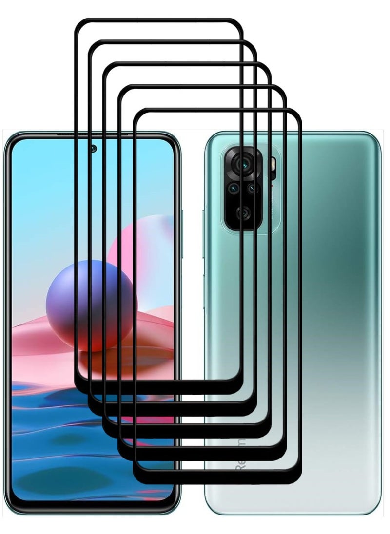 ACLIX 5 Pieces Antistatic ESD Dustproof Premium Quality High Definition Tempered Glass Screen Protector Designed For Xiaomi Redmi Note  10 - Image 1