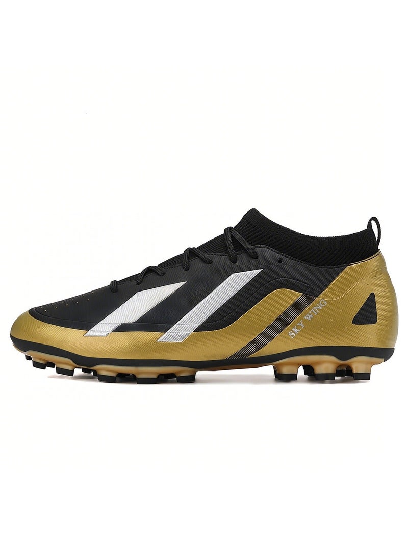 SKY WING Unisex Soccer Cleats Lightweight Lacing System FG Sole Multi-Color face Men And Women Football Shoes with Ankle Support for Beginners to Advanced Players - Image 1